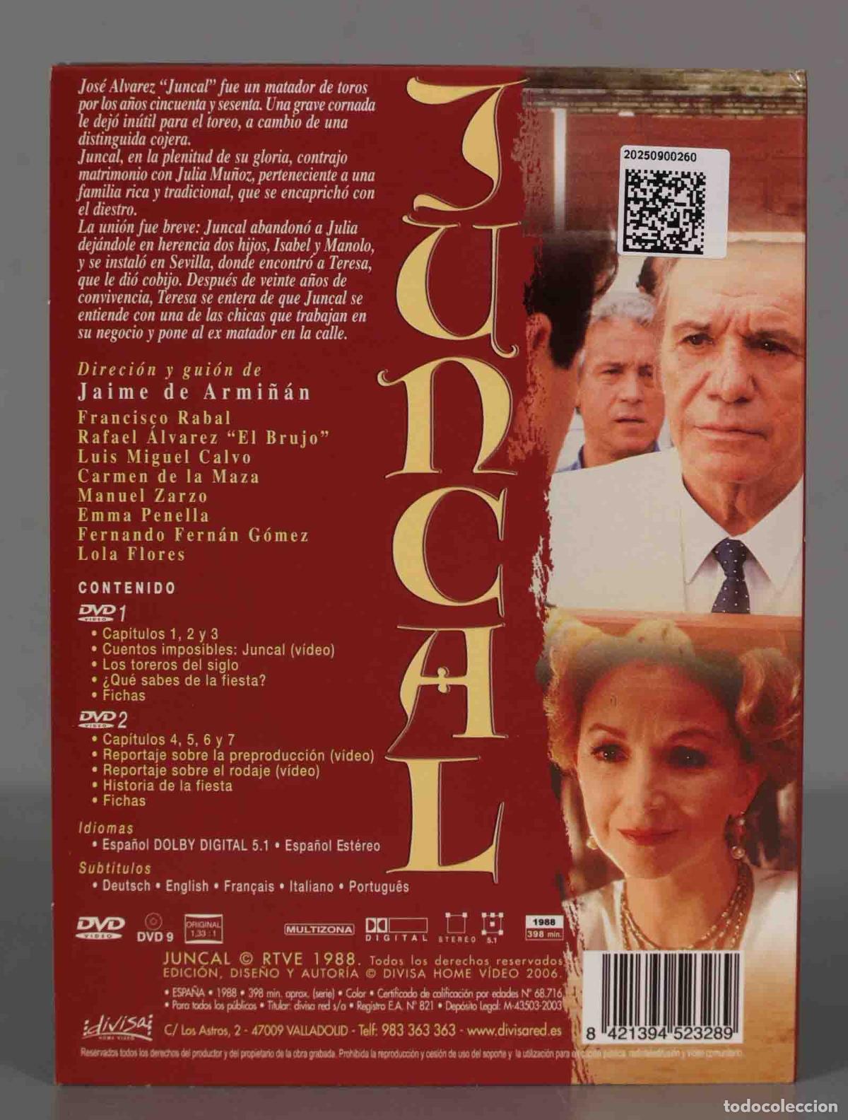 Series de TV: 2 DVD. JUNCAL. FRANCISCO RABAL - Foto 2
