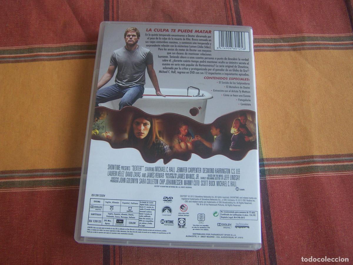 Series de TV: Dexter- Quinta temporada 4 dvds - Foto 2