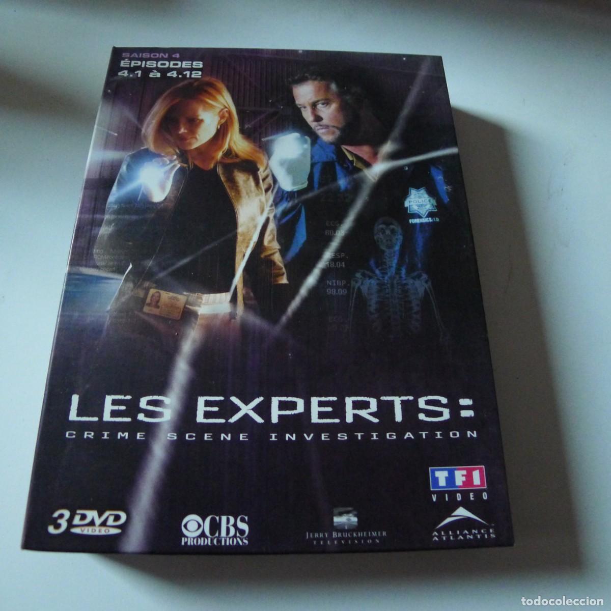 Serie di TV: DVD COFRE LES EXPERTS SAISON 4 edicion frances 4DVD audio solo frances , ingles