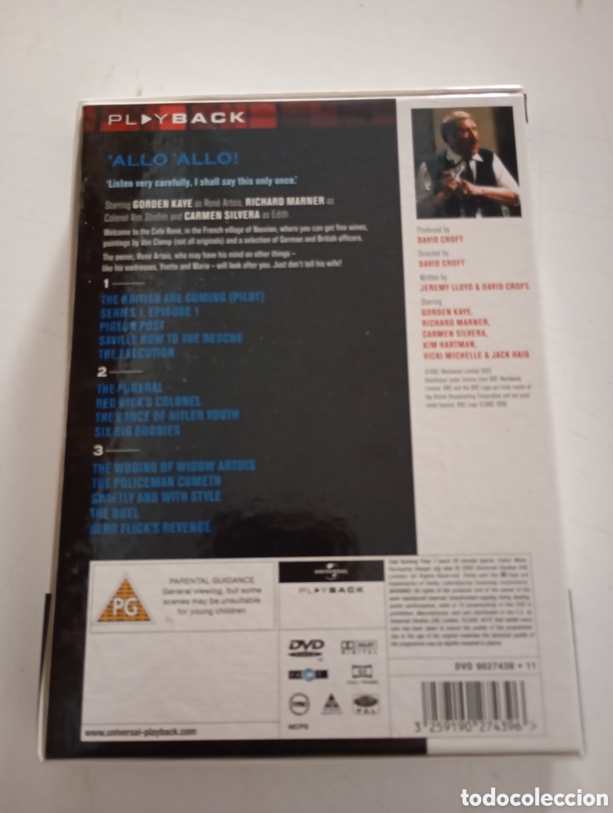 Series de TV: Serie &lsquo;ALLO &lsquo;ALLO &ndash; 3 DVD &ndash; BBC &ndash; PLAYBACK &ndash; UNIVERSAL - Foto 2