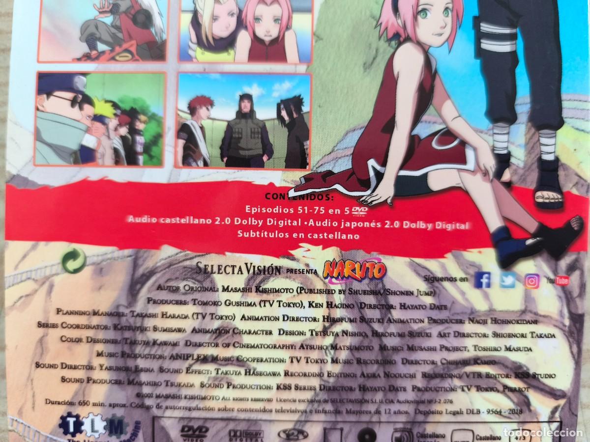 Series de TV: Naruto - Box 3 - Episodios 51 Al 75 - 5 DVD - Foto 4