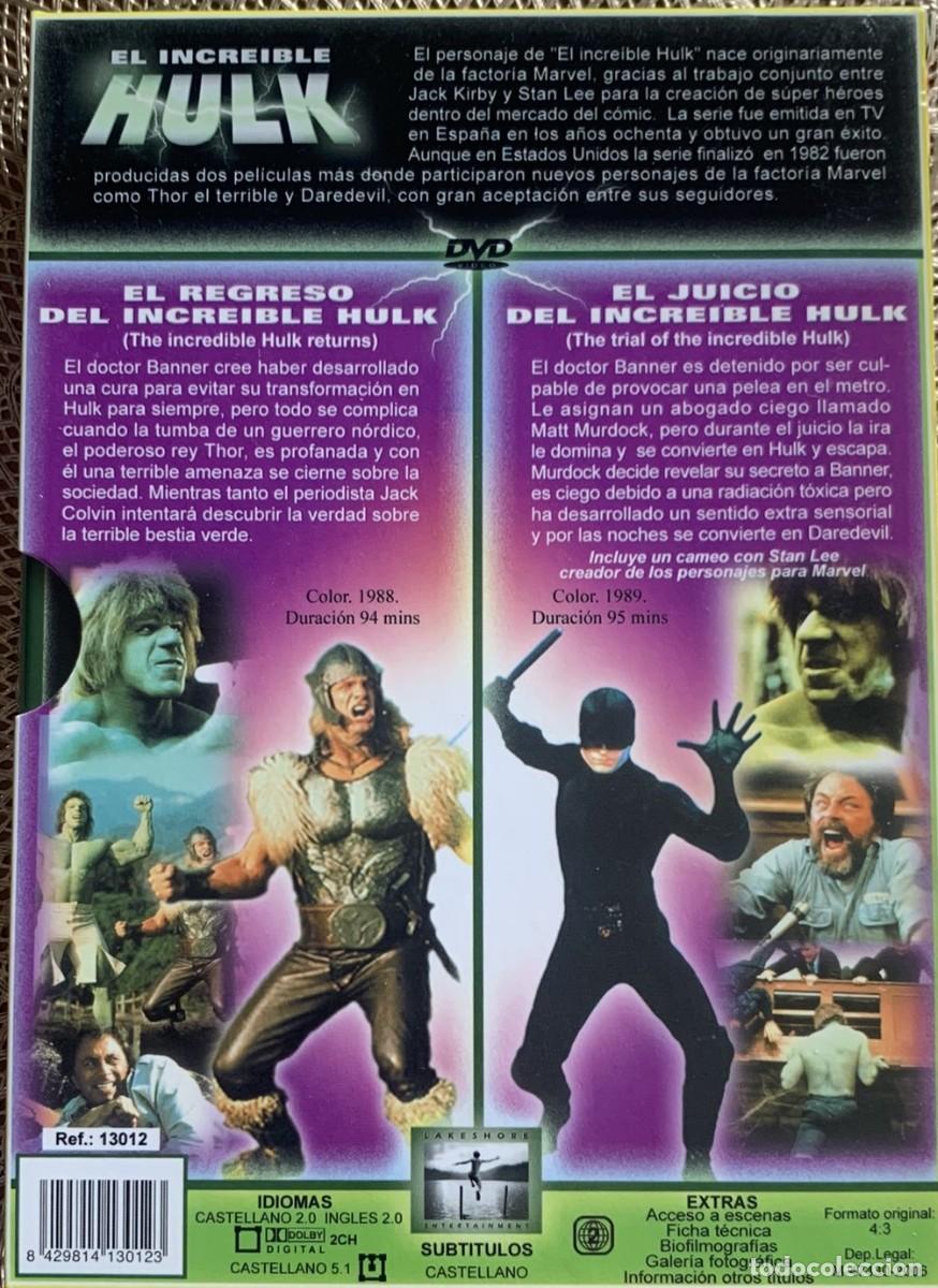 Series de TV: EL REGRESO DEL INCREIBLE HULK / EL JUICIO DEL INCREIBLE HULK - Foto 2