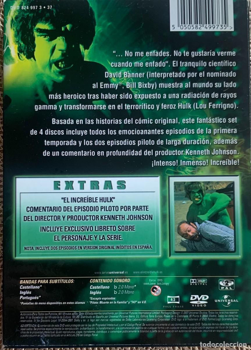 Series de TV: EL INCREIBLE HULK (Kenneth Johnson (Creador), 1978) - TEMPORADA 1 - Foto 2