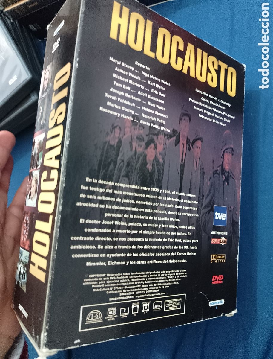 Series de TV: DVD Holocausto - serie completa 4 disco - Foto 2