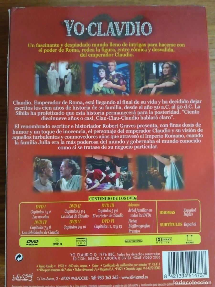 Series de TV: Yo Claudio 6 DVD - Robert Graves - Foto 2