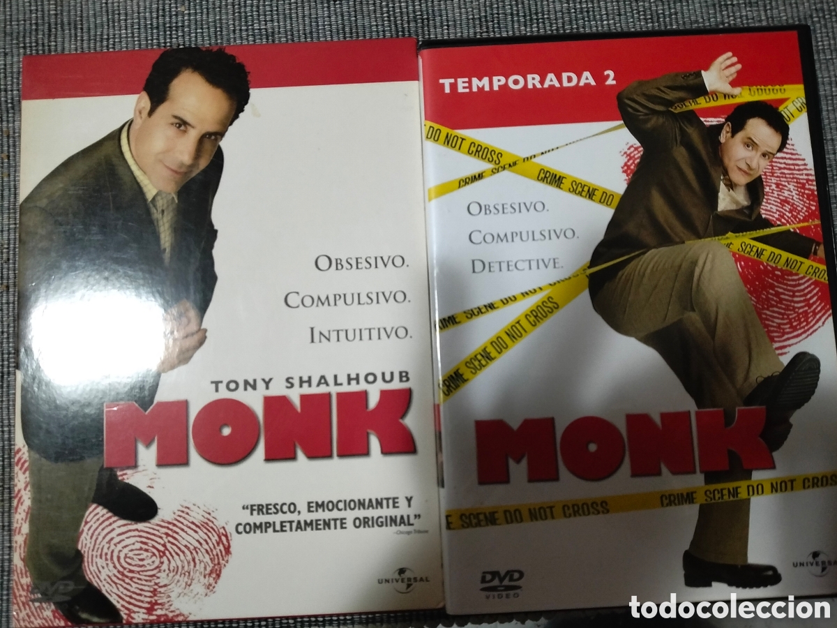 Series de TV: Monk - 2 temporadas - DVD - Foto 1