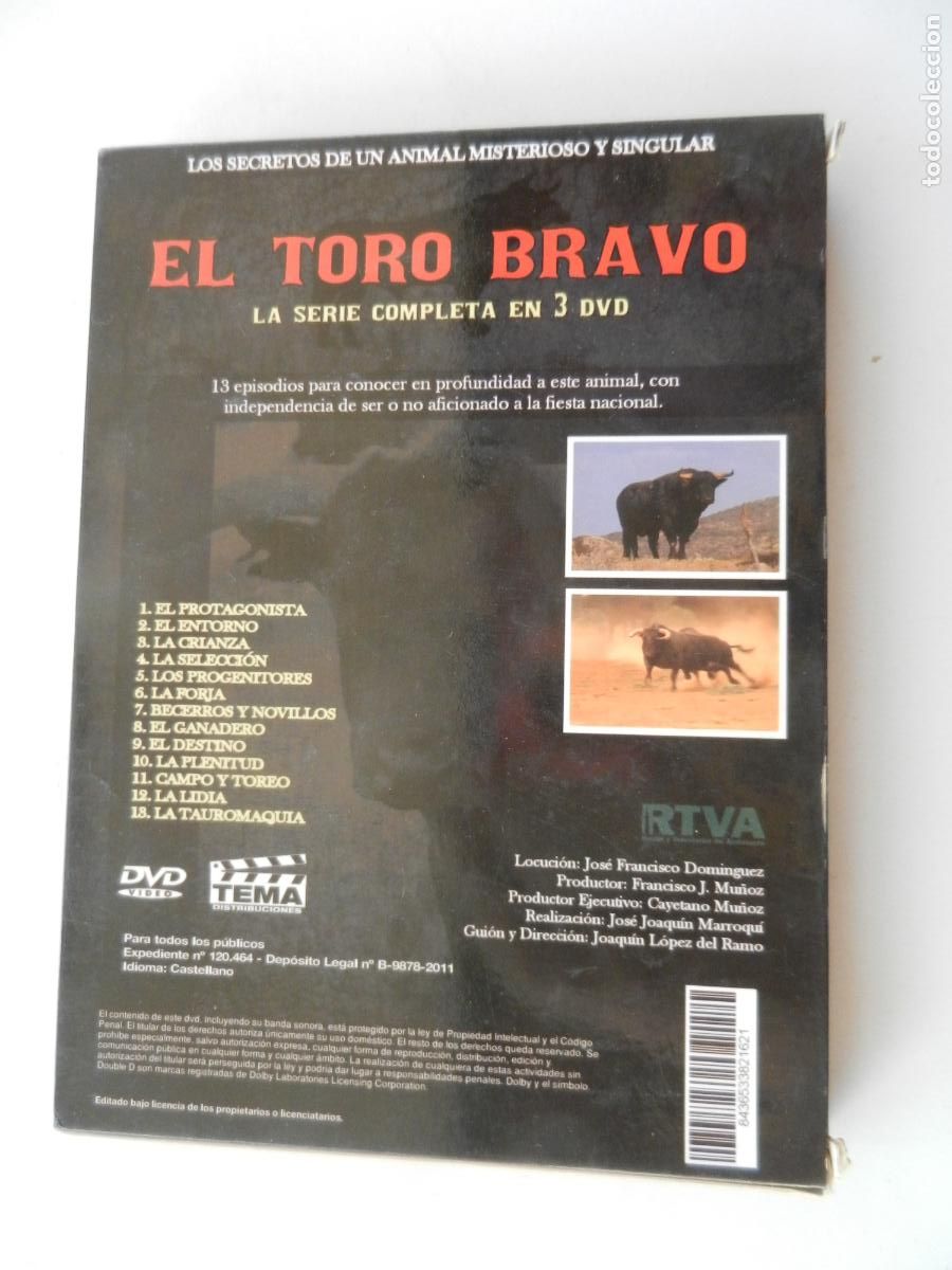 Series de TV: EL TORO BRAVO - LA SERIE COMPLETA EN 3 DVD - RTVA 2011 - Foto 6