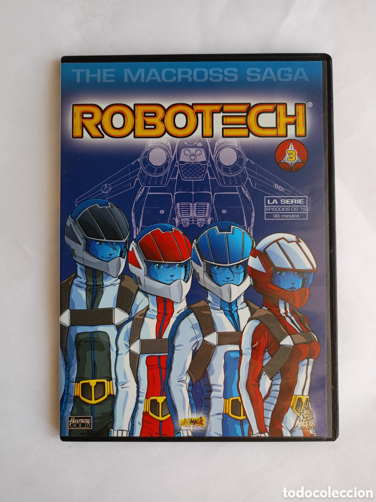 Series de TV: DVD: The Macross Saga Robotech numero 03 con los episodios 9 al 12