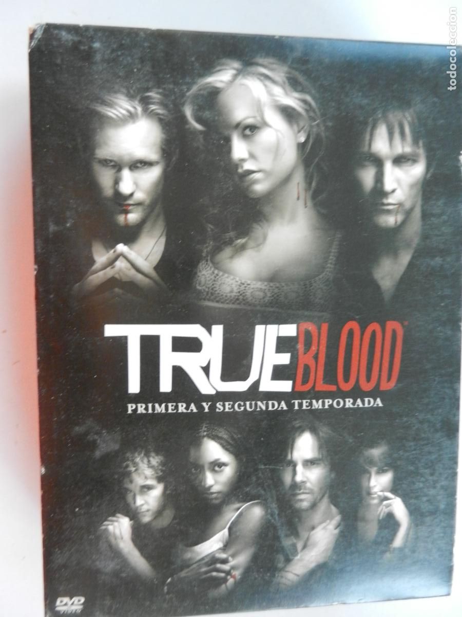 Series de TV: TRUE BLOOD- PRIMERA Y SEGUNDA TEMPORADAS COMPLETAS - 10 DVD,S 2 PACKS + CAJA
