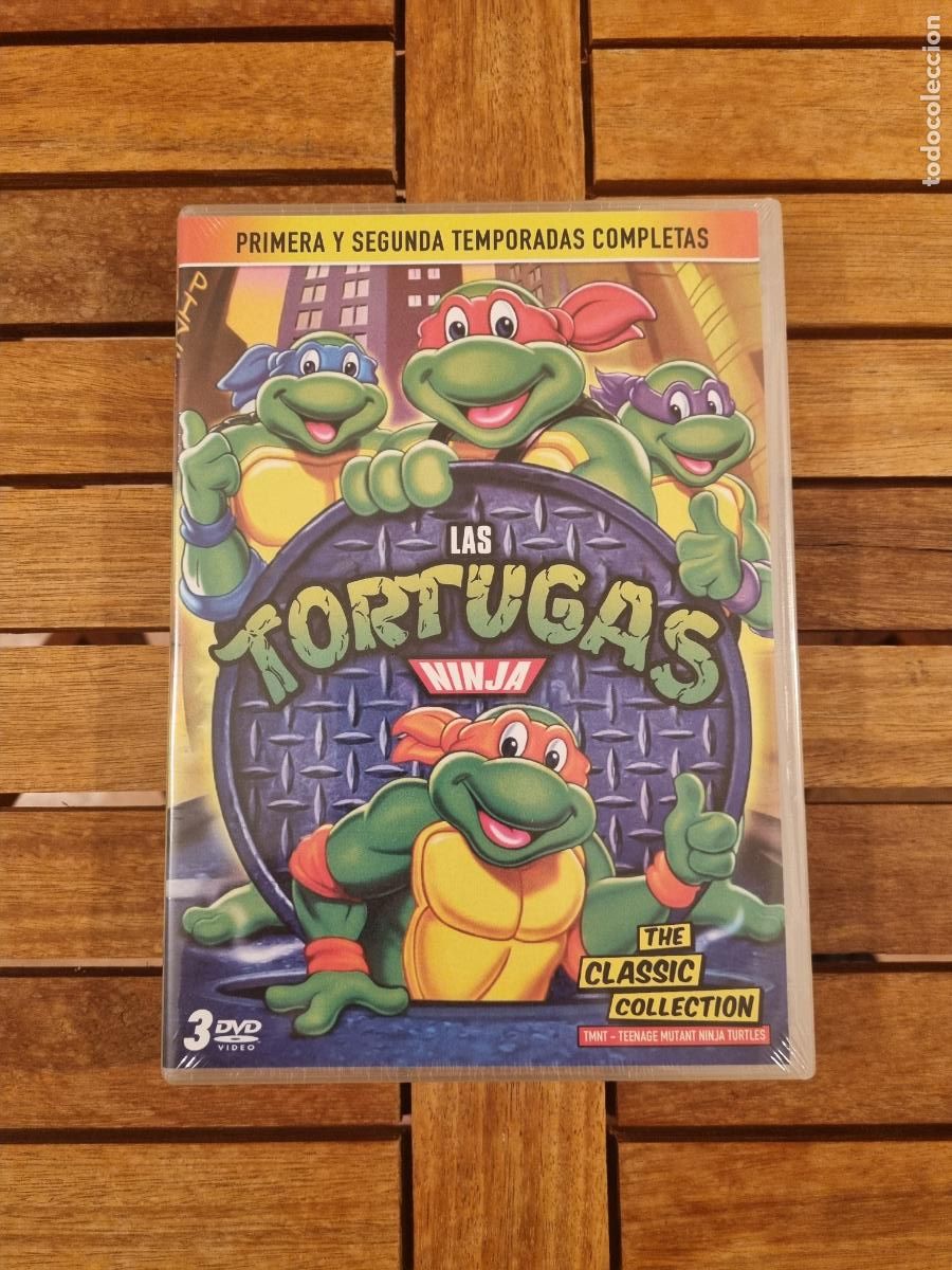 Series de TV: Las Tortugas Ninja - 1&ordf; y 2&ordf; temporada completas - DVD nuevo