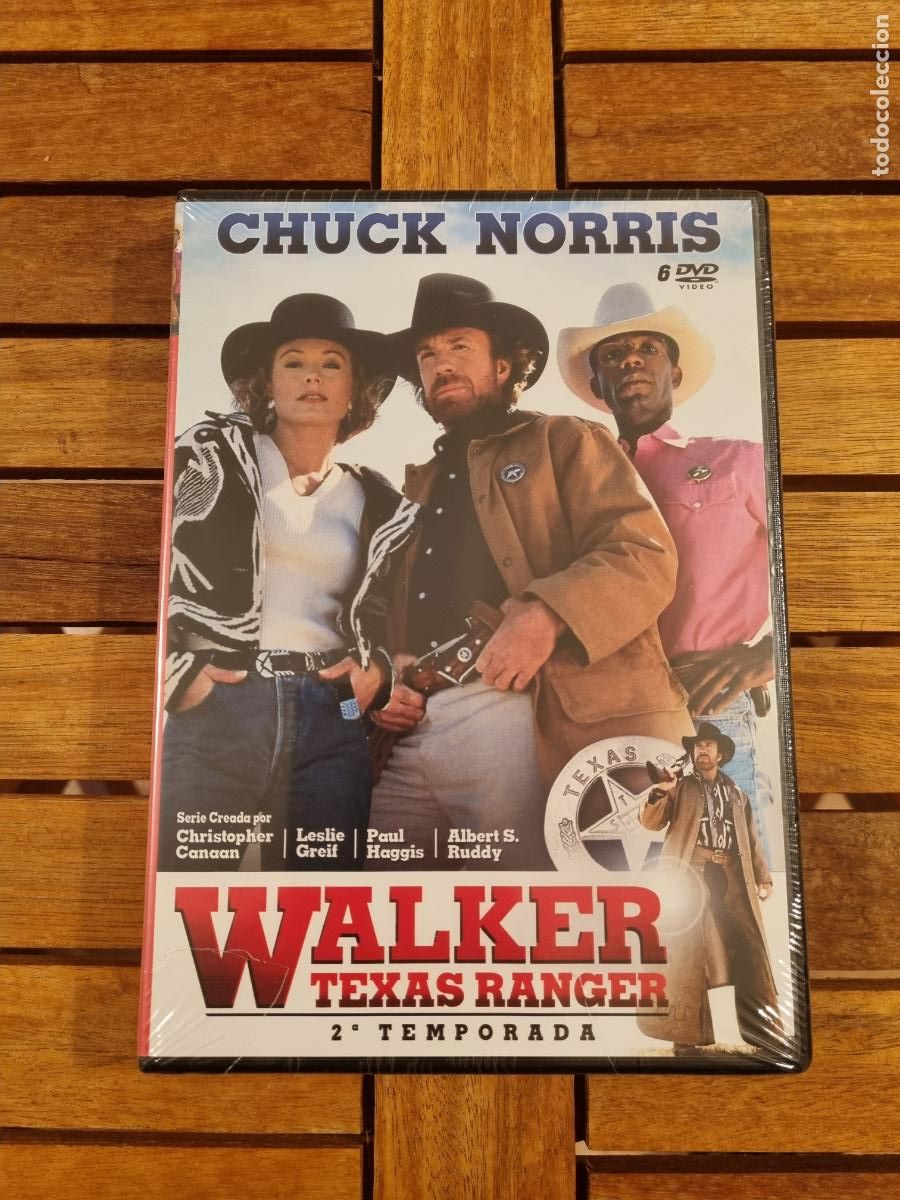 Series de TV: Walker Texas Ranger - 2&ordf; temporada - DVD nuevo - Chuck Norris