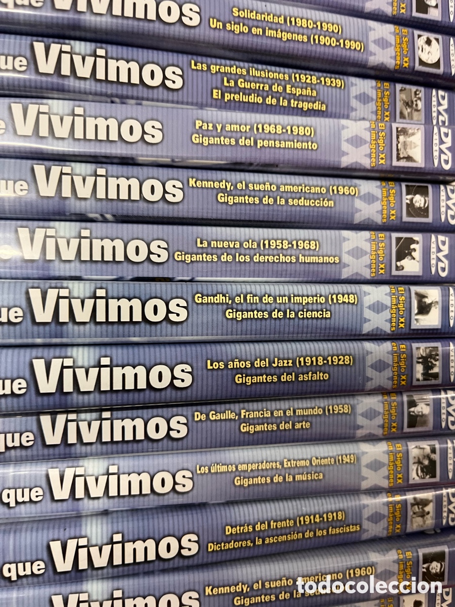 Series de TV: Colecci&oacute;n de DVD documental El siglo que vivimos. 20 DVD. Siglo XX