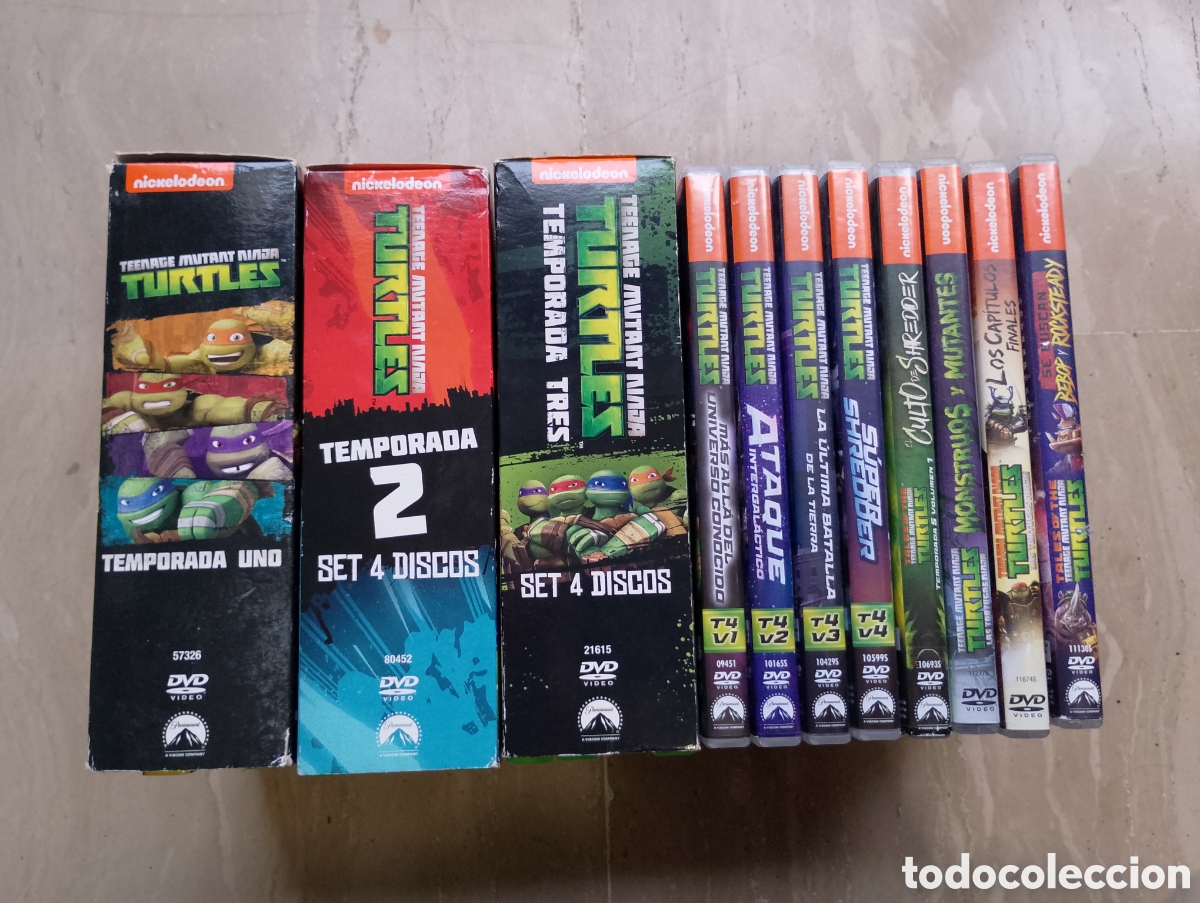 Series de TV: Dvd. La tortugas ninja (2012). Nickelodeon. Serie completa (5 temporadas) casi imposible de consegui