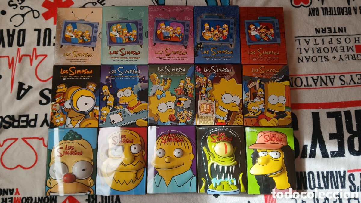 Series de TV: Los Simpsons Colecci&oacute;n Temporada 1-15 Los Simpsons DVD Los Simpson Colecci&oacute;n Los Simpson DVD