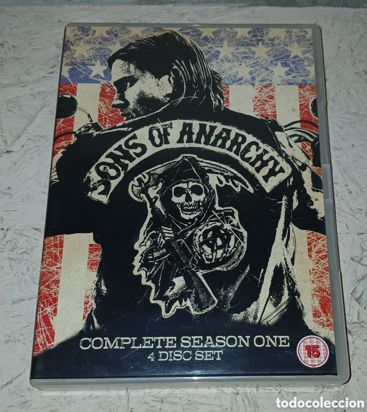 Series de TV: DVD 1&deg; temporada completa de la serie de televisi&oacute;n Hijos de la Anarqu&iacute;a (Sons of Anarchy).