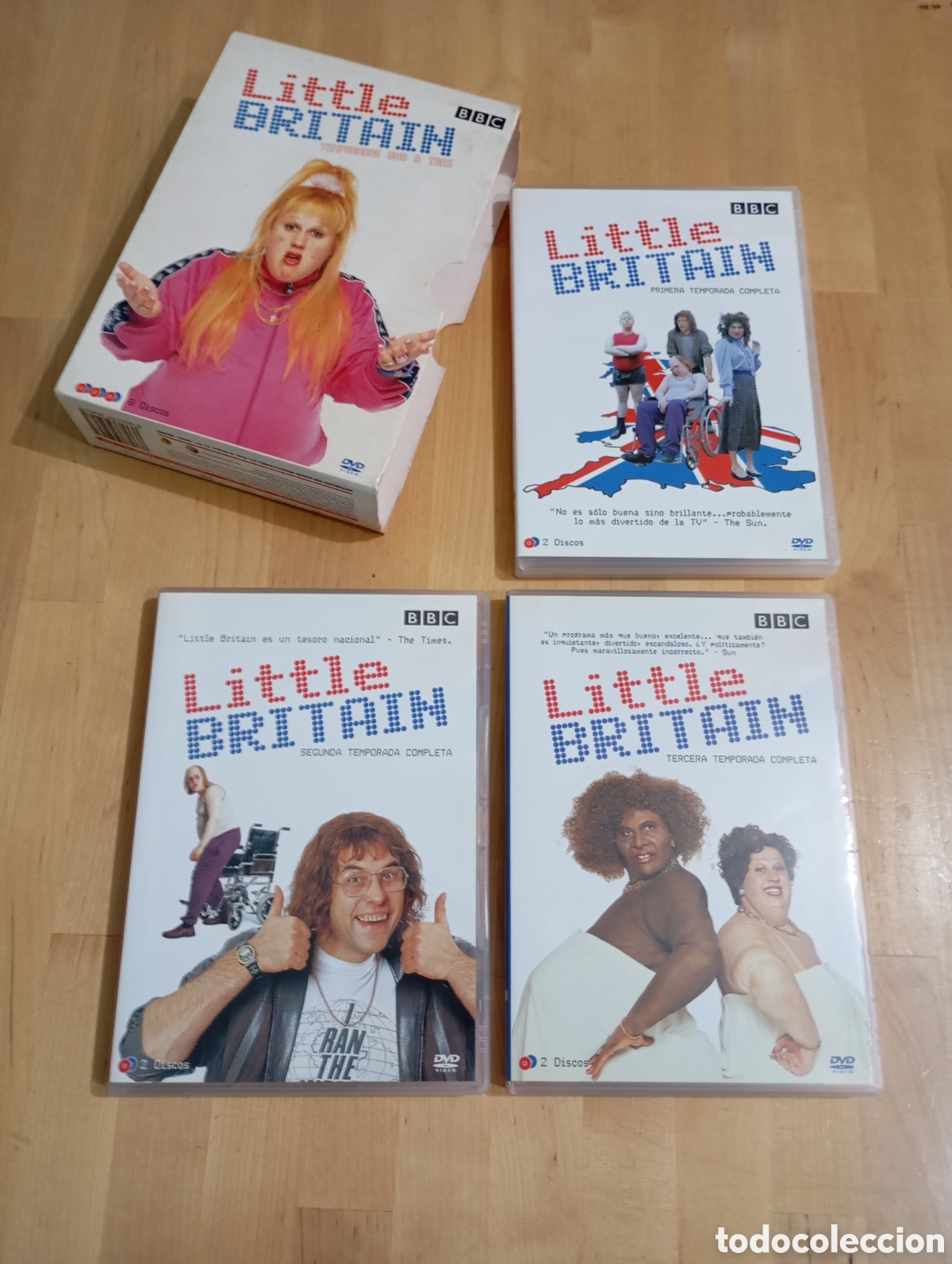 Series de TV: Little Britain Completa Tres temporadas 6 DVD Comedia Inglesa Serie TV