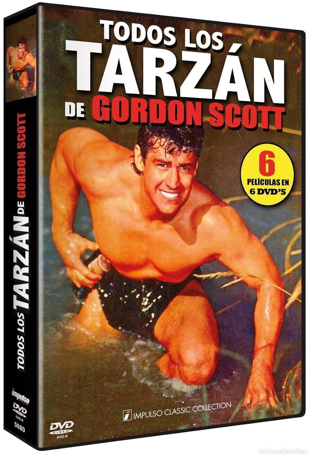 Series de TV: Todos Los Tarzan De Gordon Scott (6 Discos)