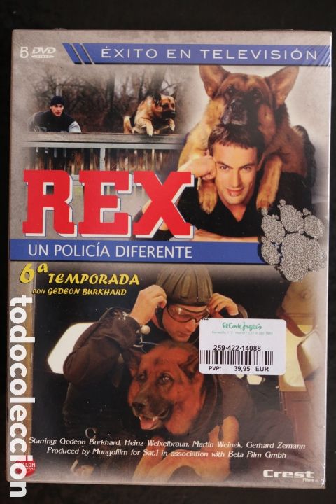 Series de TV: DVD precintado. REX UN POLICIA DIFERENTE 6. Sexta temporada completa. 5 discos. Nuevo a estrenar
