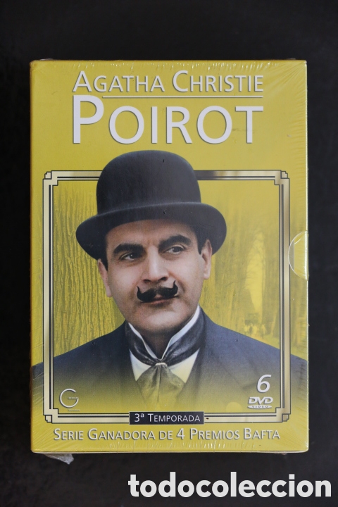 Series de TV: POIROT AGATHA CHRISTIE 3 Tercera temporada completa. 6 discos. Edici&oacute;n de 1991