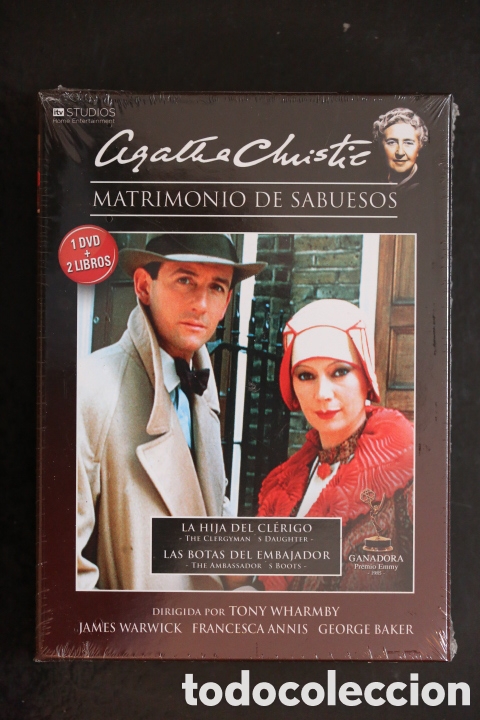 Series de TV: Pack DVD + 2 LIBROS precintado MATRIMONIO DE SABUESOS AGATHA CHRISTIE. LIBRO COARTADA IRREBATIBLE