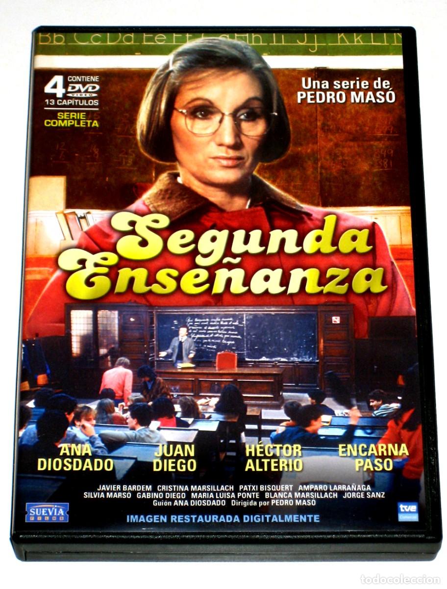 Series de TV: Segunda Ense&ntilde;anza (Serie Completa - 4 Discos) - Pedro Mas&oacute; Ana Diosdado Juan Diego DVD DESCATALOGADA