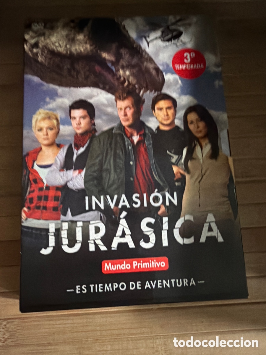 Series de TV: Invasi&oacute;n jur&aacute;sica ( Temporada 3 ) DVD SEMINUEVO