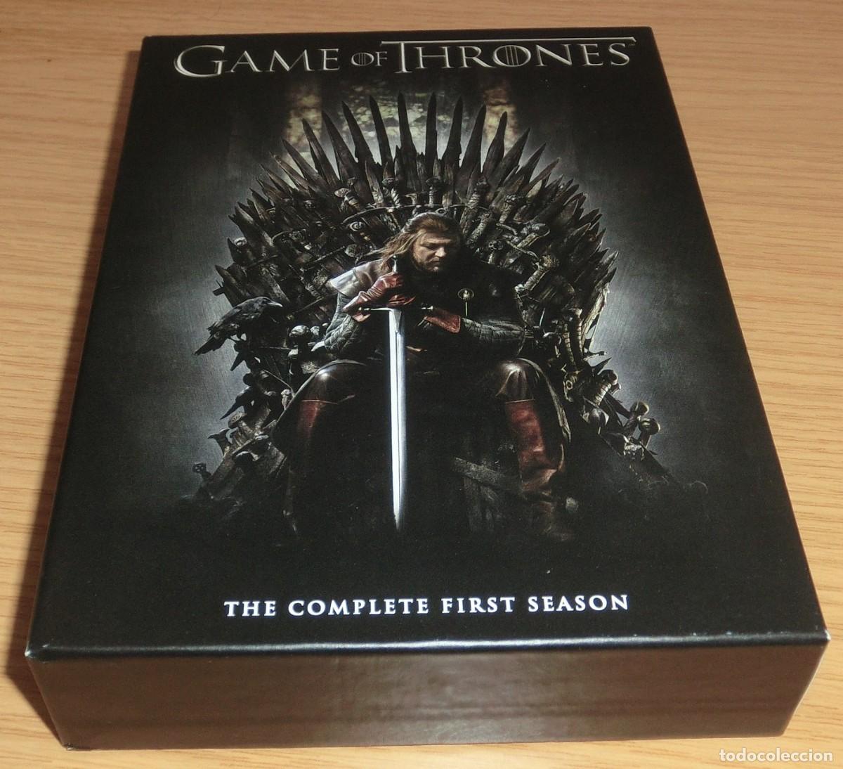 Series de TV: 5DVD&acute;S JUEGO DE TRONOS - TEMPORADA 1 (DE COLECCIONISTA - PERFECTO ESTADO - UN SOLO USO)