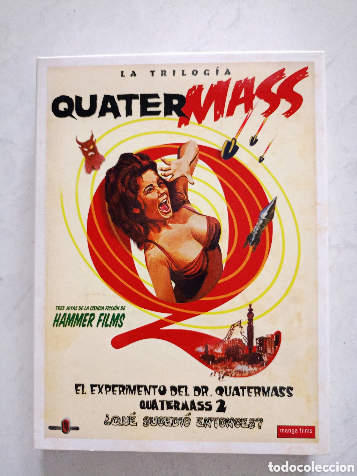 Series de TV: Trilog&iacute;a del Doctor Quatermass 3 DVDS Hammer Films Pack Manga Films Perfecto estado