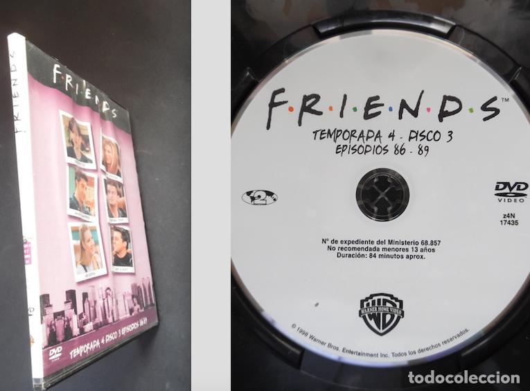 Series de TV: Friends, temporada 4, disco 3, episodios 86-89