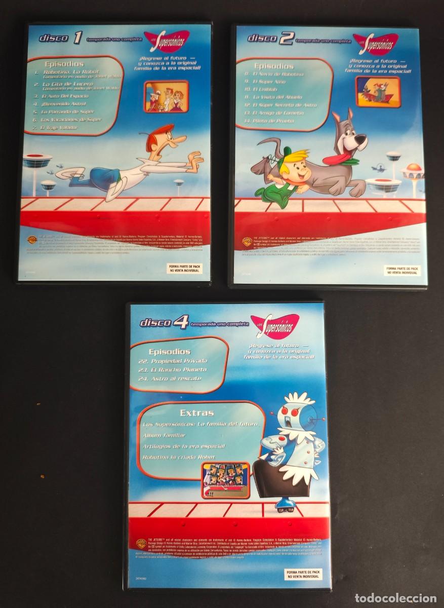 Series de TV: Los Supers&oacute;nicos DVD Lote 3 discos Hanna Barbera Colecci&oacute;n