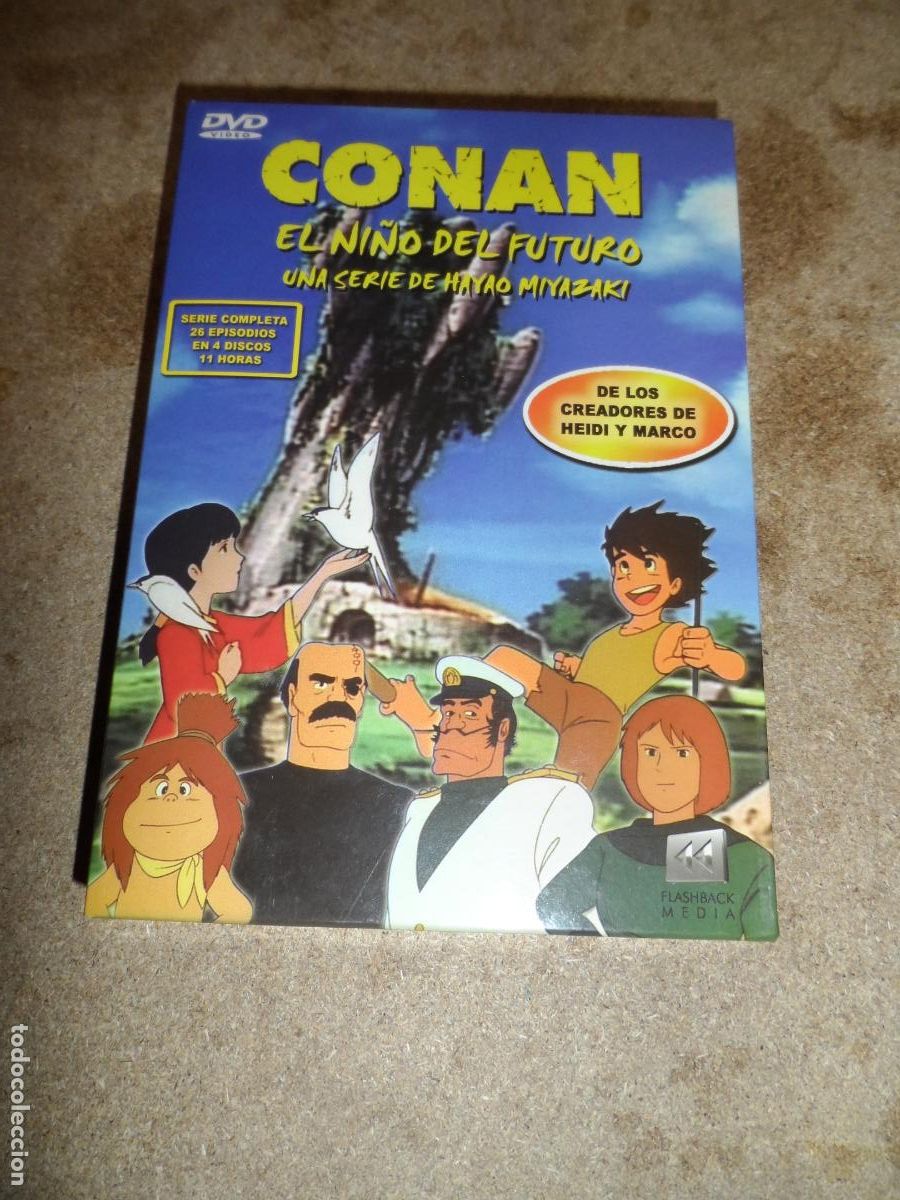 Series de TV: DVD - CONAN EL NI&Ntilde;O DEL FUTUROE SERIE COMPLETA (ANIME) (4 DVDS)