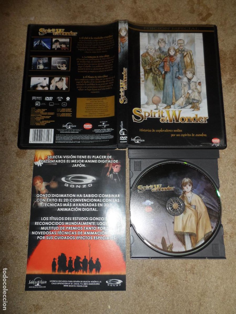 Series de TV: DVD - SPIRIT OF WONDER SERIE COMPLETA (ANIME)