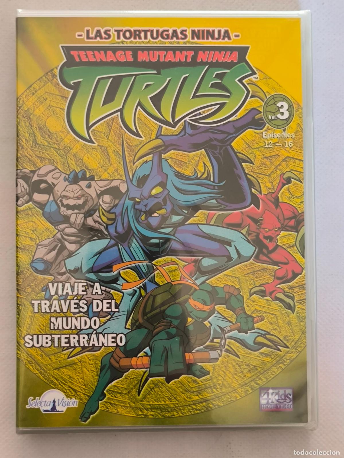 Series de TV: DVD LAS TORTUGAS NINJA VOL. 3 - TEENAGE MUTANT NINJA TURTLES - NUEVO, PRECINTADO (2Y)