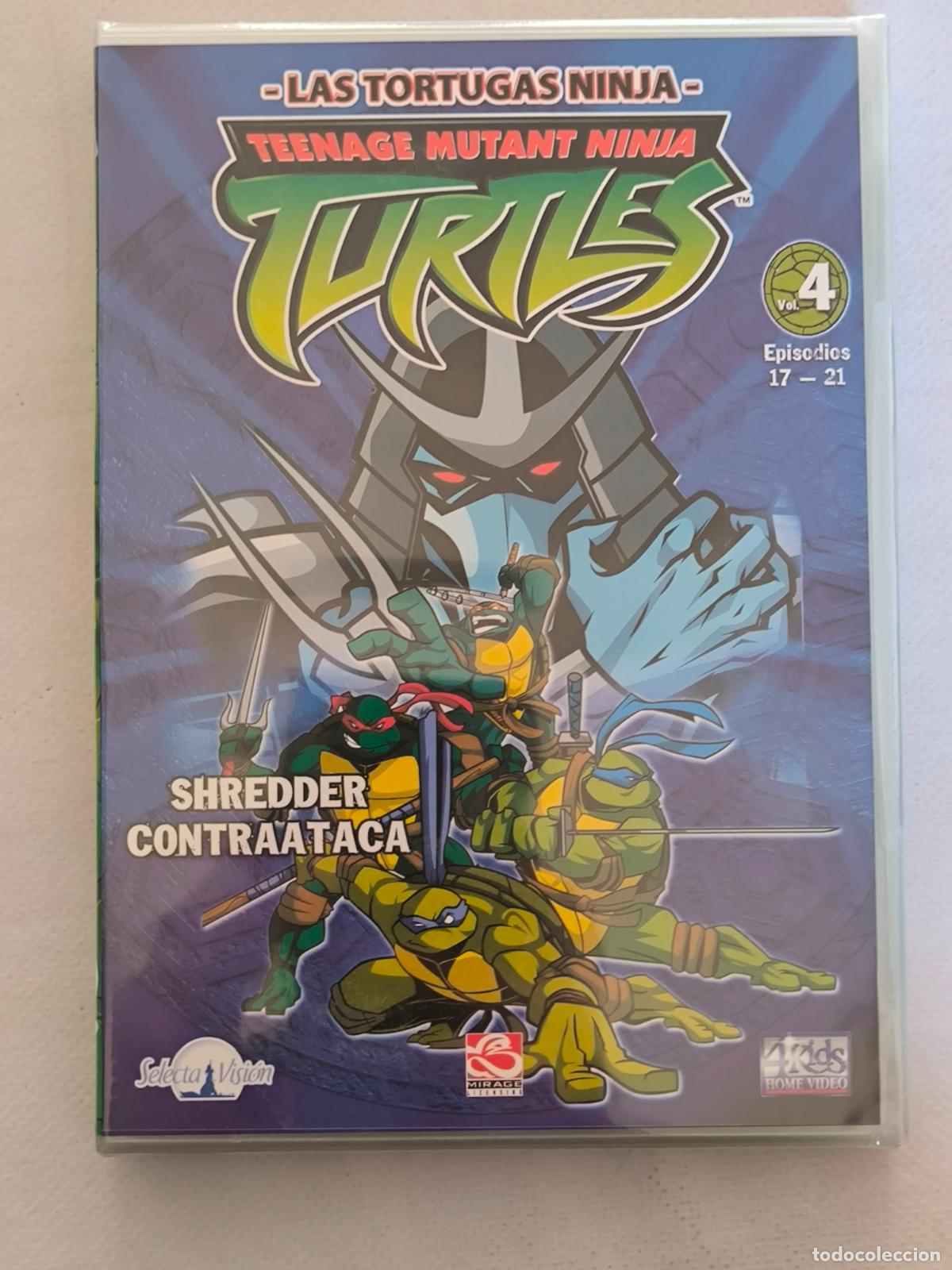 Series de TV: DVD LAS TORTUGAS NINJA VOL. 4 - TEENAGE MUTANT NINJA TURTLES - NUEVO, PRECINTADO (3C)