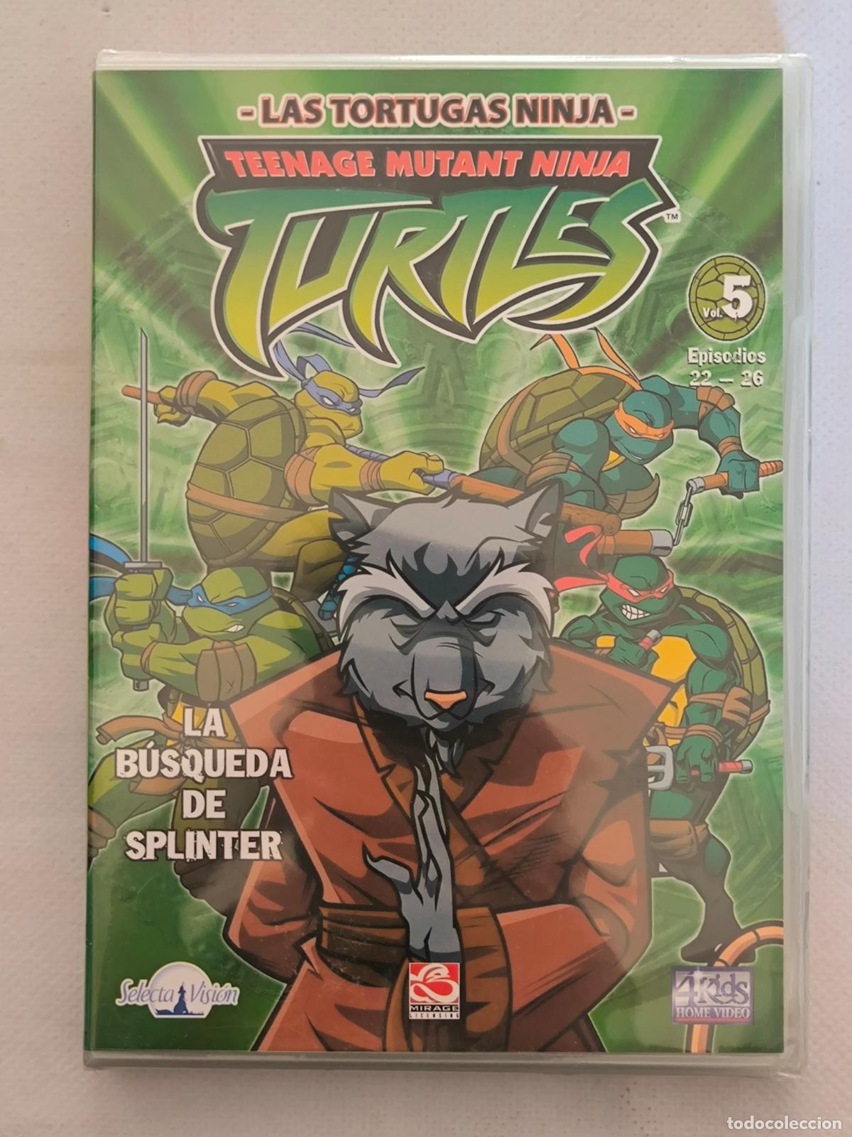 Series de TV: DVD LAS TORTUGAS NINJA VOL. 5 - TEENAGE MUTANT NINJA TURTLES - NUEVO, PRECINTADO (3C)