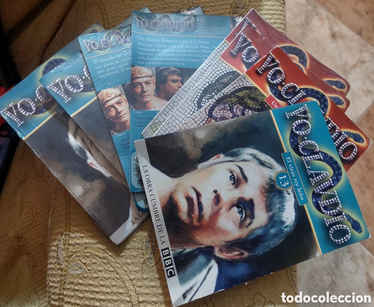 Series de TV: Yo Claudio, formato DVD,car&aacute;tula de cart&oacute;n