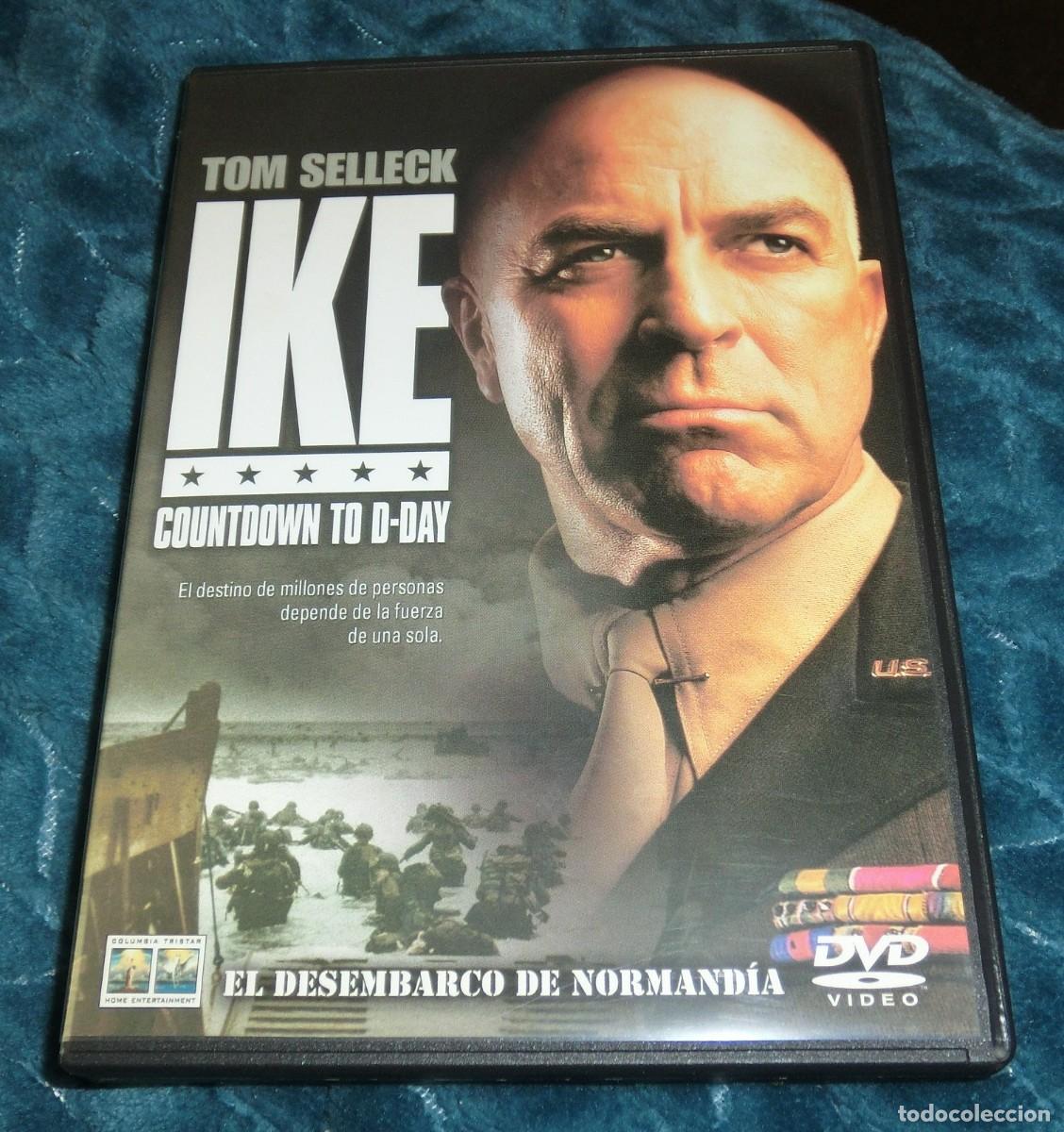 Series de TV: DVD IKE COUNTOWN TO D-DAY - TOM SELLECK (DE COLECCIONISTA- PERFECTO ESTADO - UN S&Oacute;LO USO)