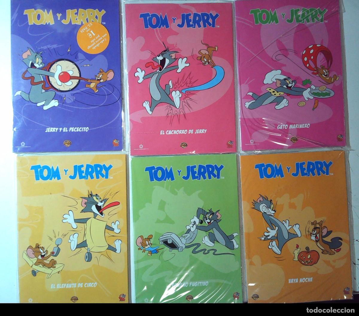 Series de TV: 6 Lote DVD Tom y Jerry (Warner/El Pa&iacute;s) N 4 6 7 8 20 21