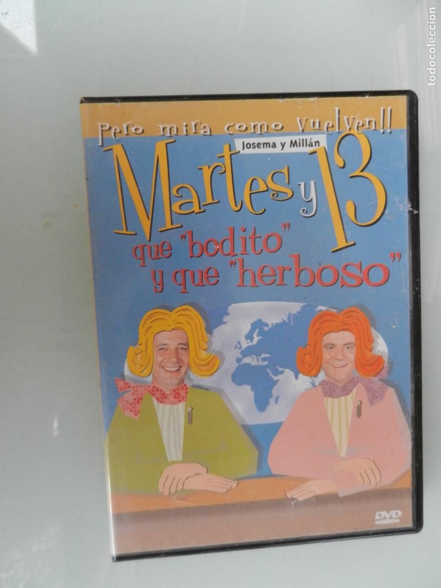 Series de TV: MARTES Y 13 -QUE &rdquo;BODITO&rdquo; Y QUE &rdquo;HERBOSO&rdquo;- DVD - JOSEMA Y MILLAN -2003