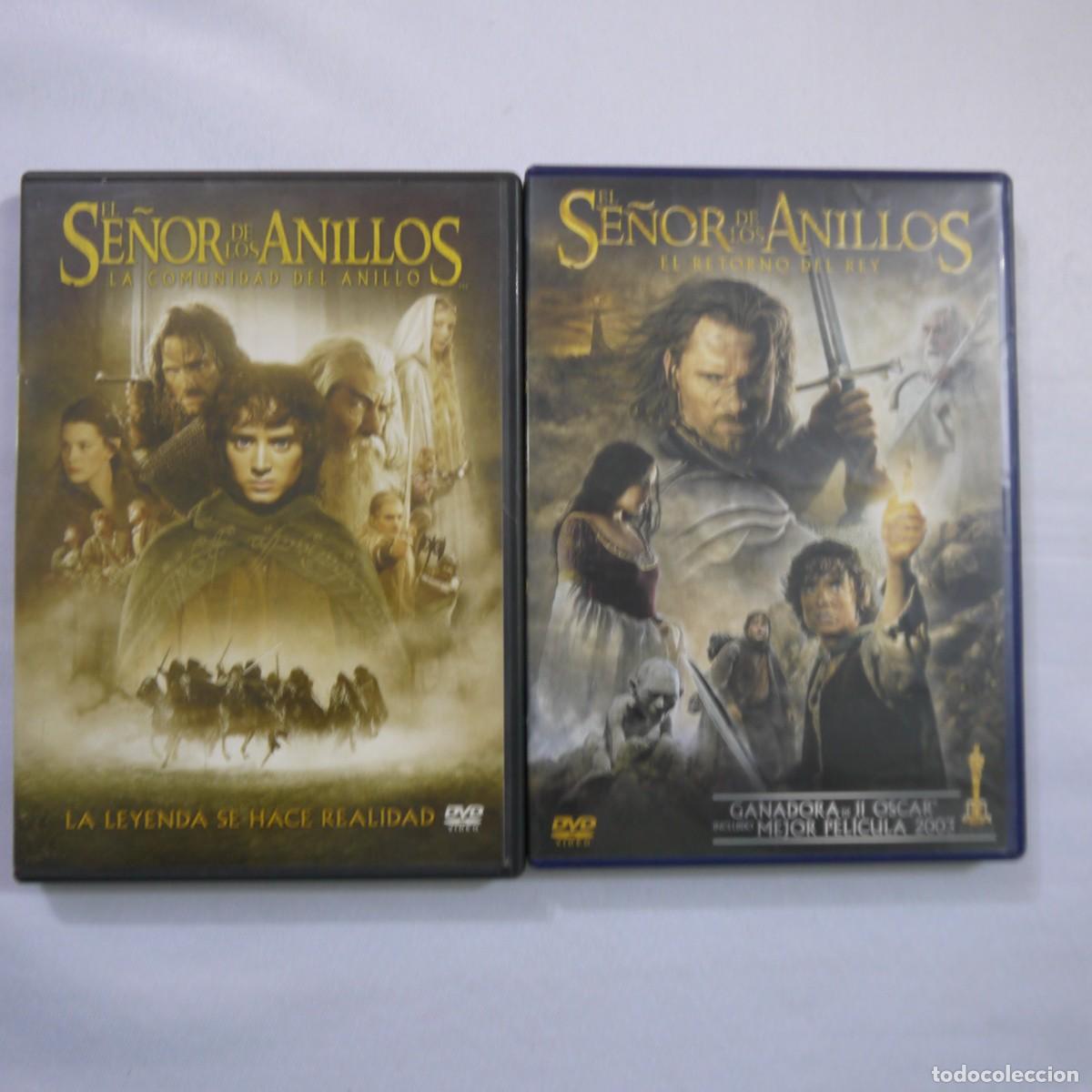 Series de TV: EL SE&Ntilde;OR DE LOS ANILLOS. EL RETORNO DEL REY LA COMUNIDAD DEL ANILLO - 2 DVDS CADA UNO