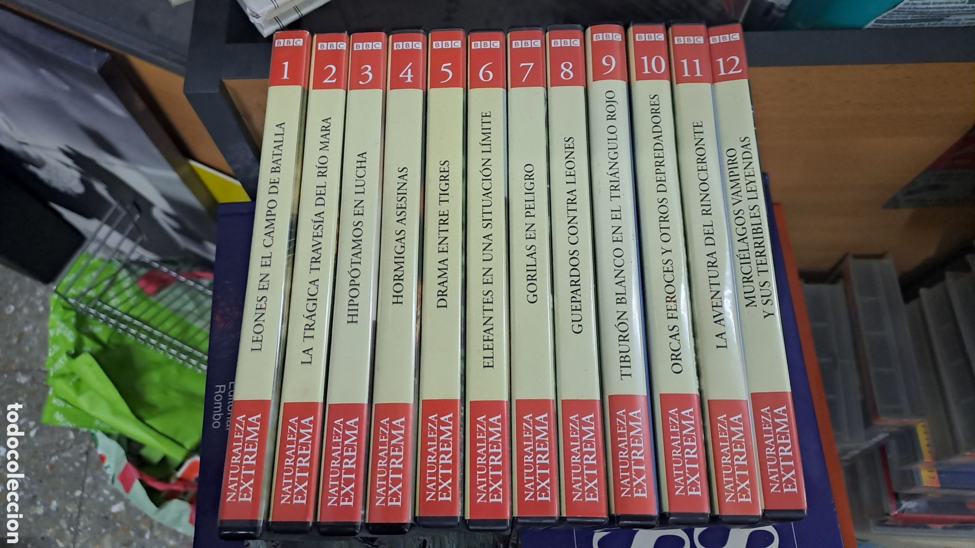 Series de TV: Naturaleza extrema BBC 12 DVDs completa