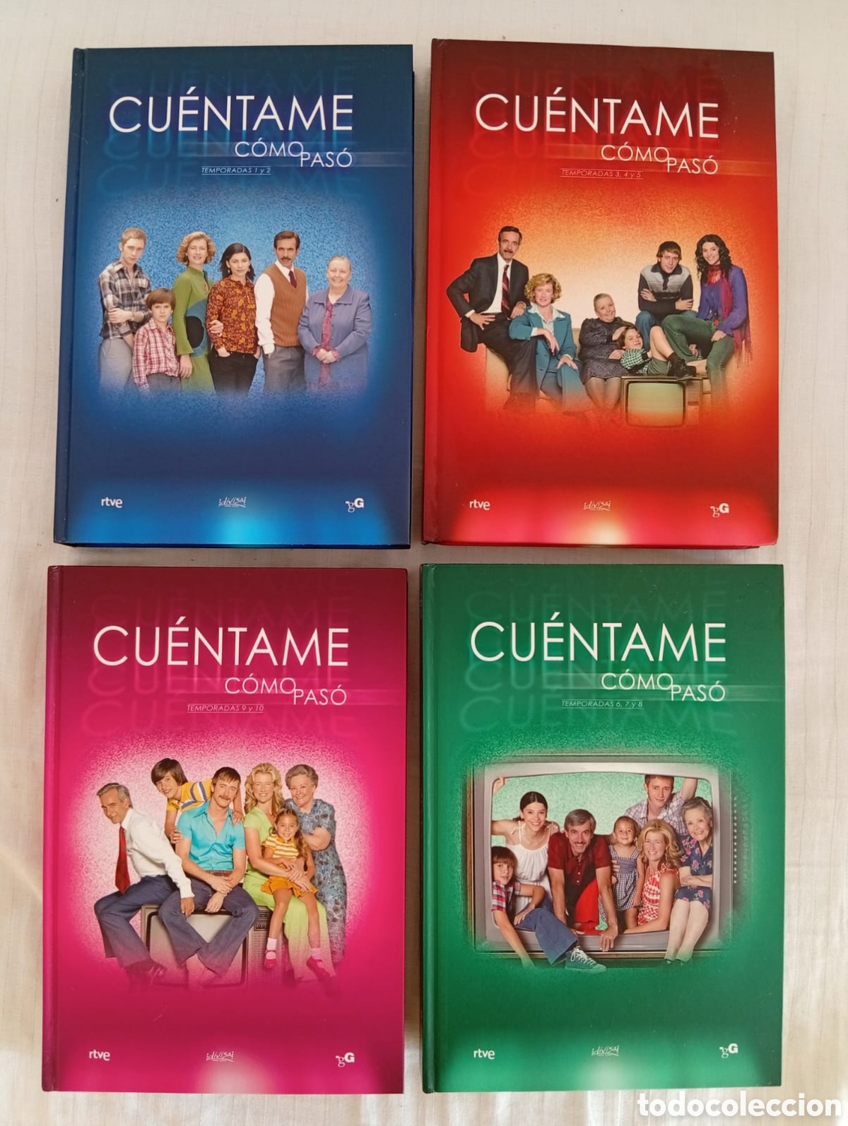 Series de TV: Cuatro libros DVD de la Serie Cuentame temporadas 1 a 12