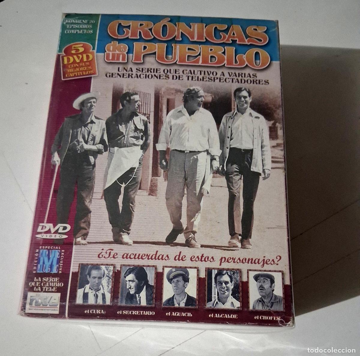 Series de TV: DVD &rdquo;CRONICAS DE UN PUEBLO&rdquo; 5DVD ANTONIO MERCERO MARIA NEVADO EMILIO RODRIGUEZ