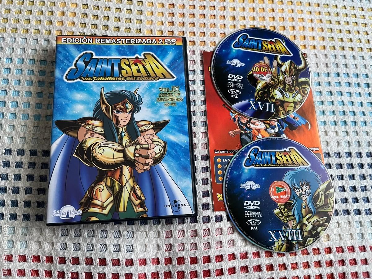 Series de TV: SAINT SEIYA CABALLEROS ZODIACO IX 2 DVD CAJA GRANDE - KREATEN
