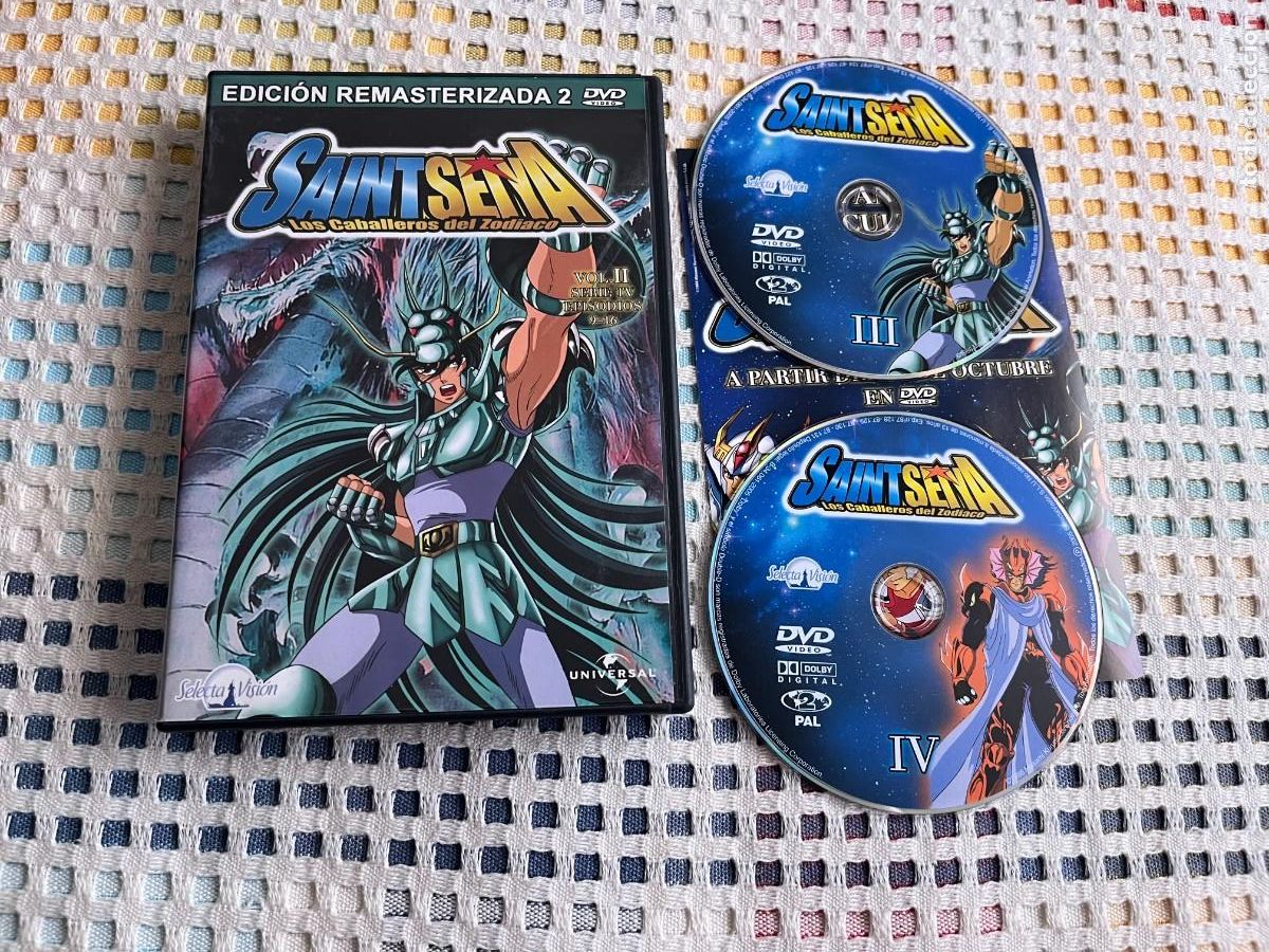 Series de TV: SAINT SEIYA CABALLEROS ZODIACO iI 2 DVD CAJA GRANDE - KREATEN