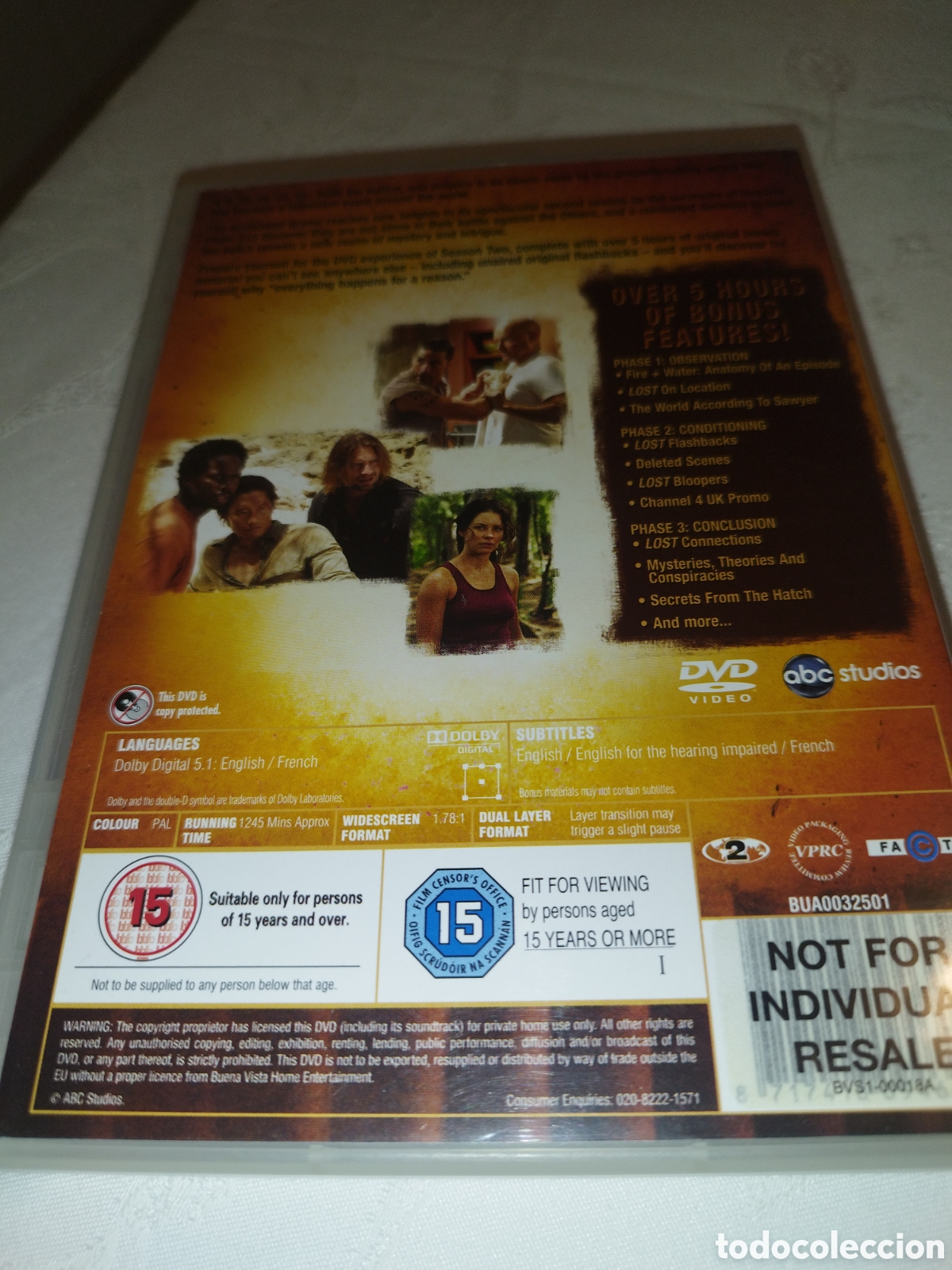 Series de TV: DVD LOST THE COMPLETE SECOND SEASON. ABC STUDIOS. - Foto 3