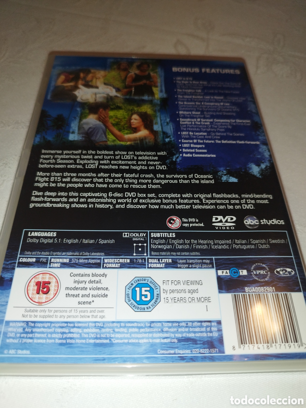Series de TV: DVD LOST THE COMPLETE FOURTH SEASON. ABC STUDIOS. - Foto 3