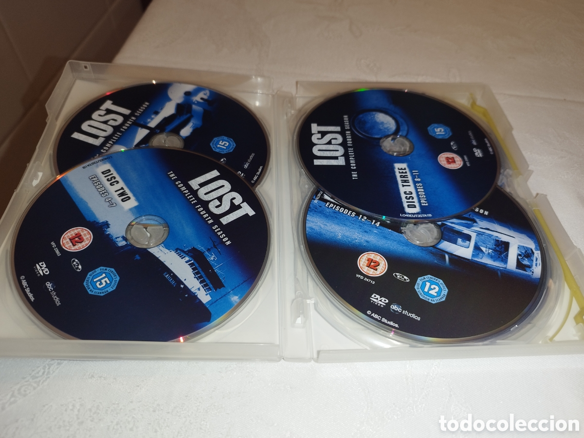 Series de TV: DVD LOST THE COMPLETE FOURTH SEASON. ABC STUDIOS. - Foto 4