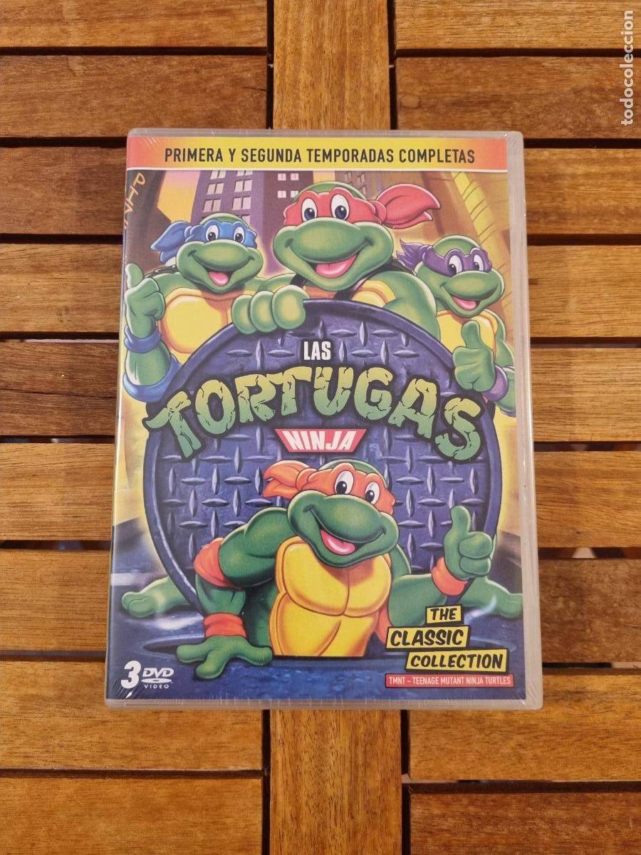 Series de TV: Las Tortugas Ninja - 1&ordf; y 2&ordf; temporadas completas - 3 DVD - DVD nuevo - Teenage Mutant Ninja Turtles