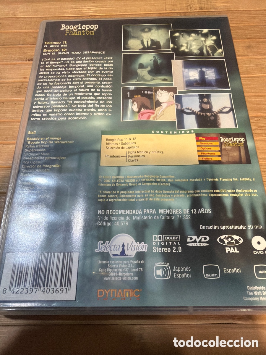 Series de TV: Boogiepop Phantom Evolution ( N&uacute;mero 6 ) DVD SEMINUEVO - Foto 2